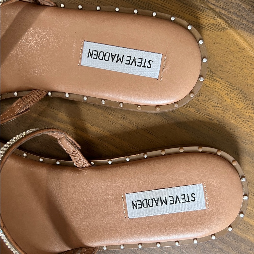 Steve Madden Rhinestone Sandals - Picture 4 of 7